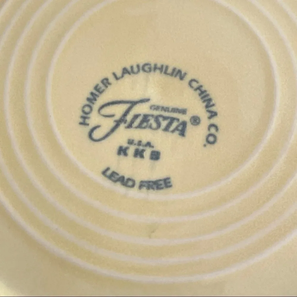 Fiesta 7 inch salad plate in sunflower